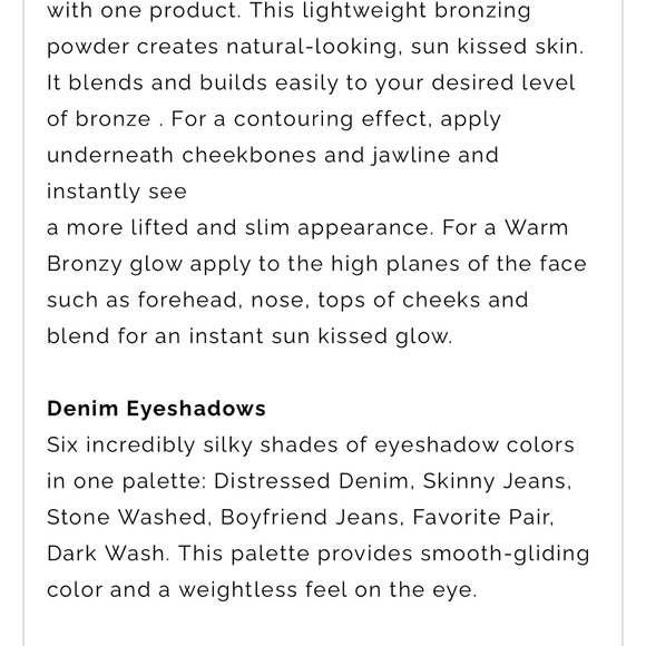 Ready To Wear New York DenimWear Makeup Collection Pallet - Picture 5 of 6